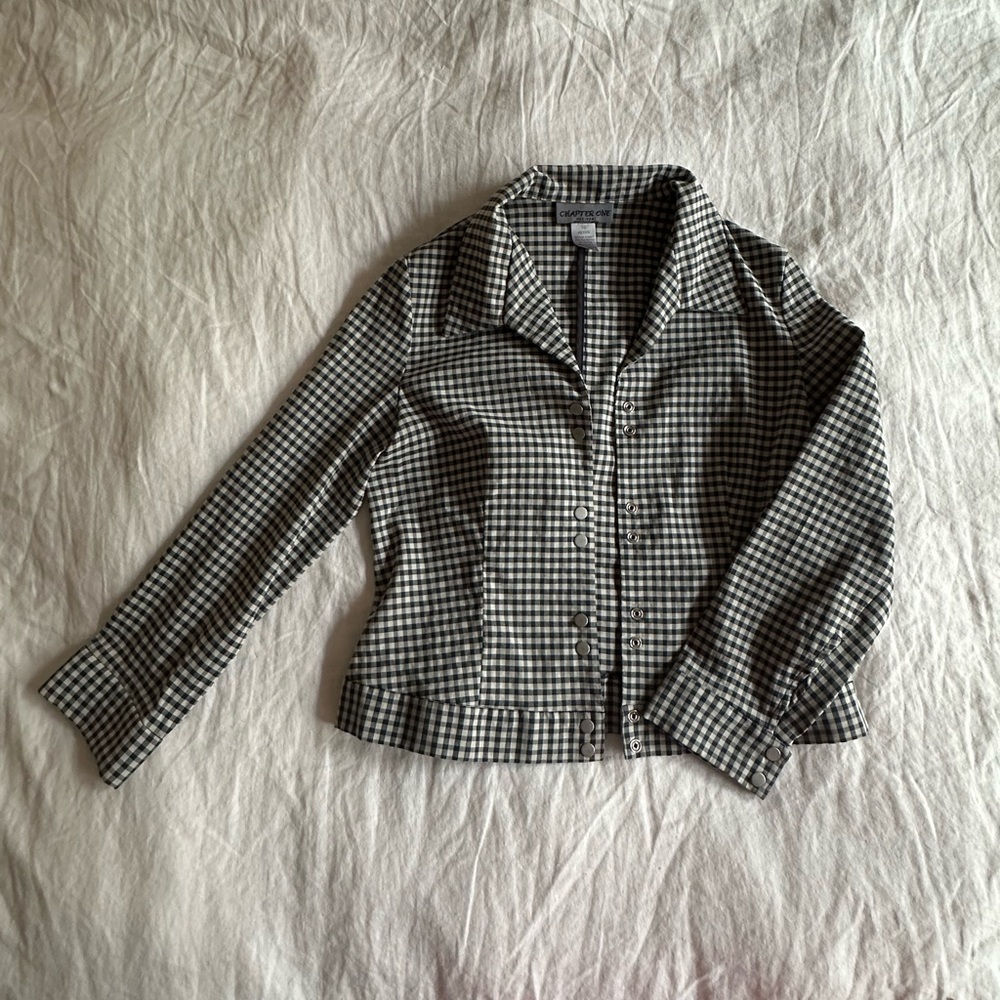 Vintage Lightweight Gingham Jacket